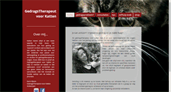Desktop Screenshot of kattengedragstherapeut.be